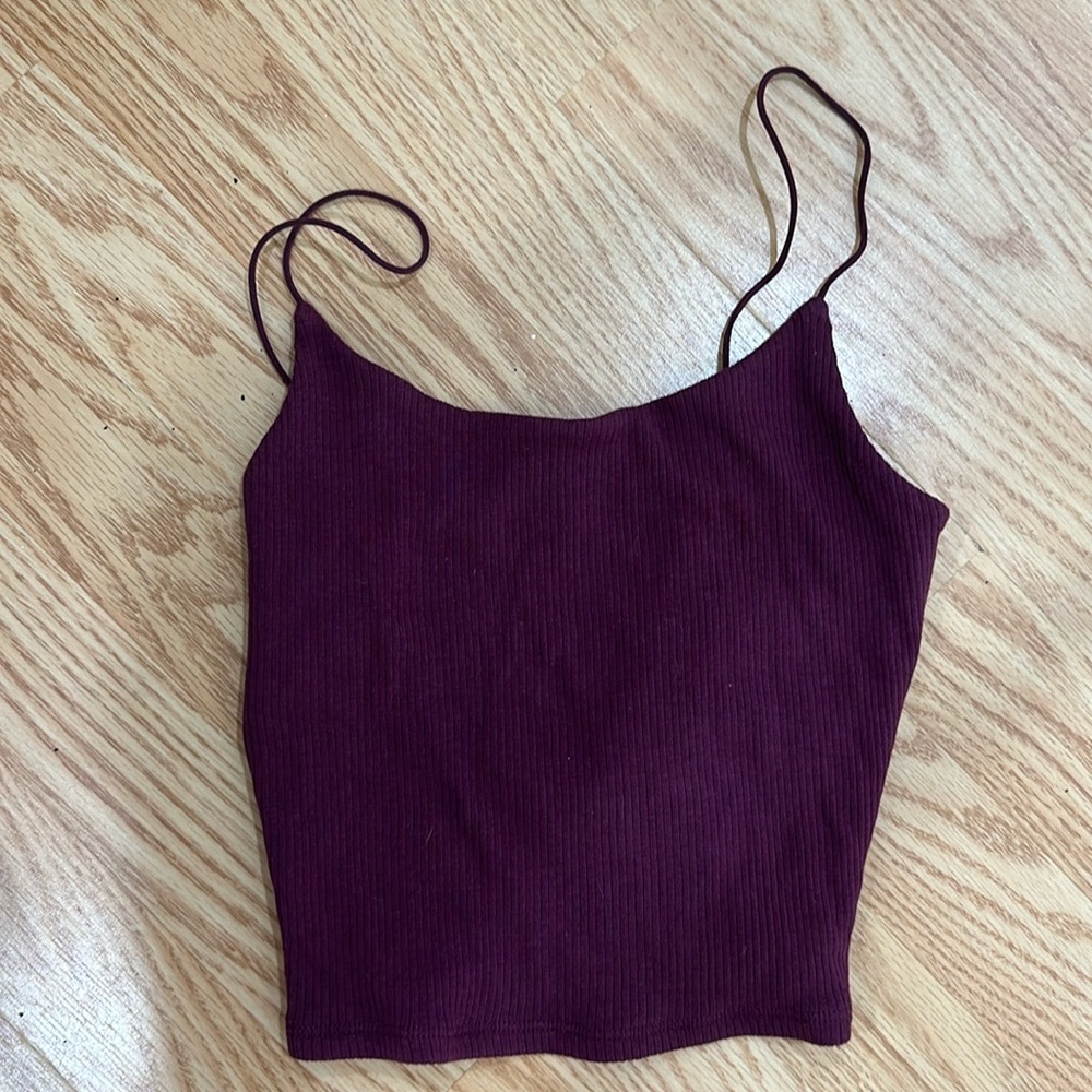 Garage maroon tank, size small